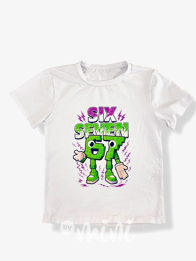 Six Seven triko bílé
