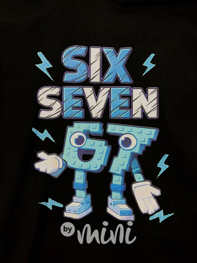 Six Seven mikina černá