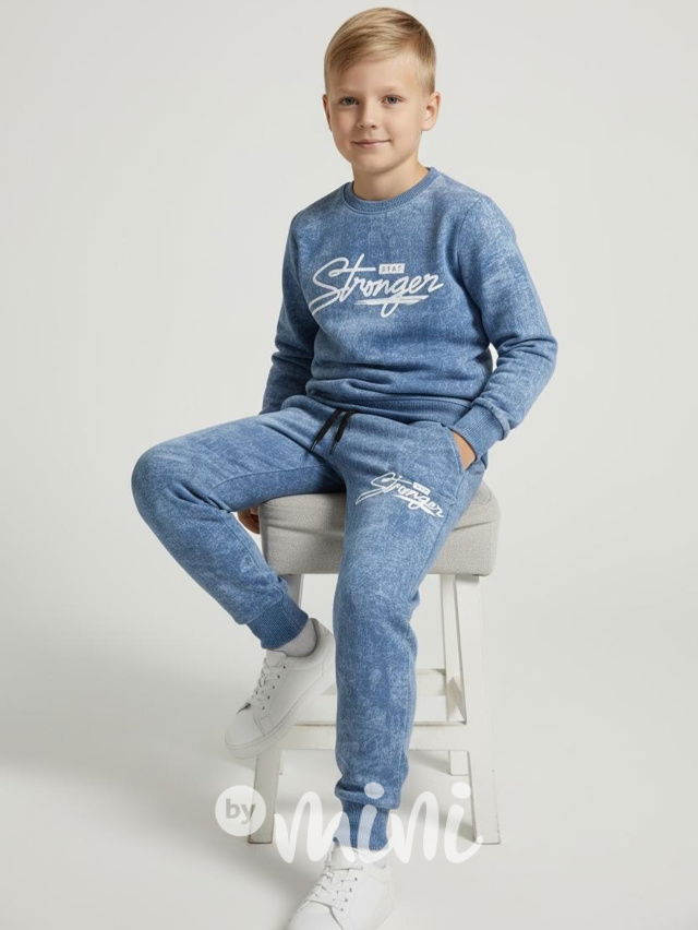 Stronger tepláková souprava melange blue