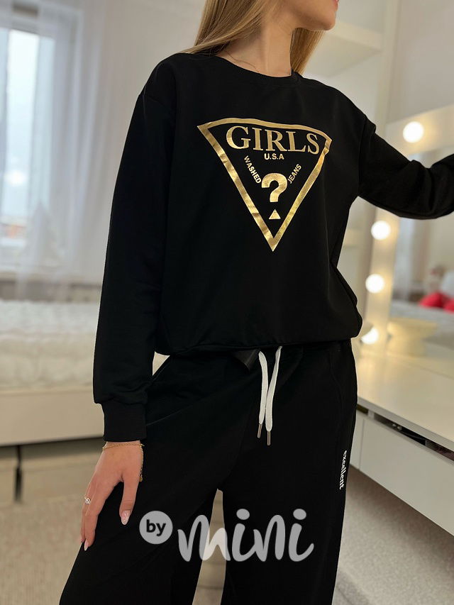 GIRLS mikina černá