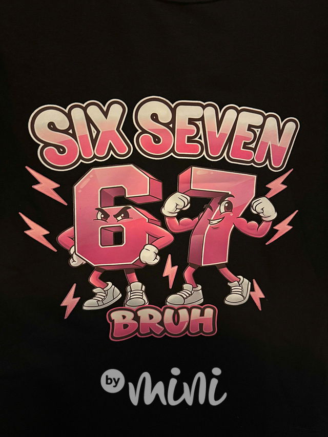 Six Seven triko černé