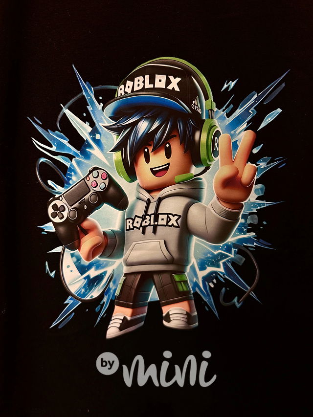 Roblox triko PLAY černé