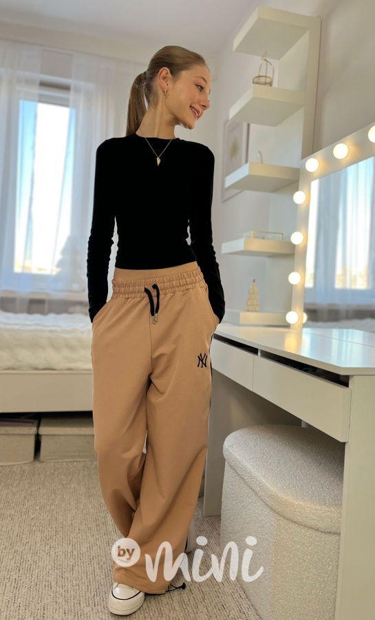 Relax NY lounge tepláky béžové