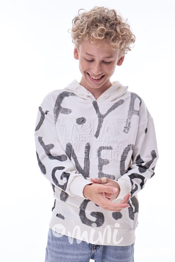 Chlapecká mikina krémová