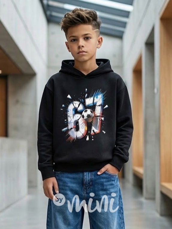 Six Seven mikina černá