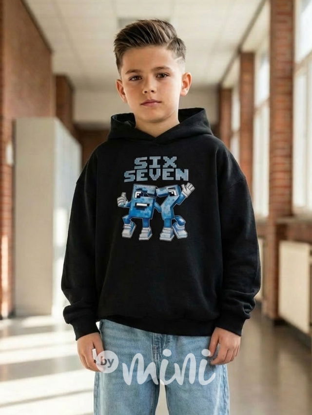 Six Seven mikina černá