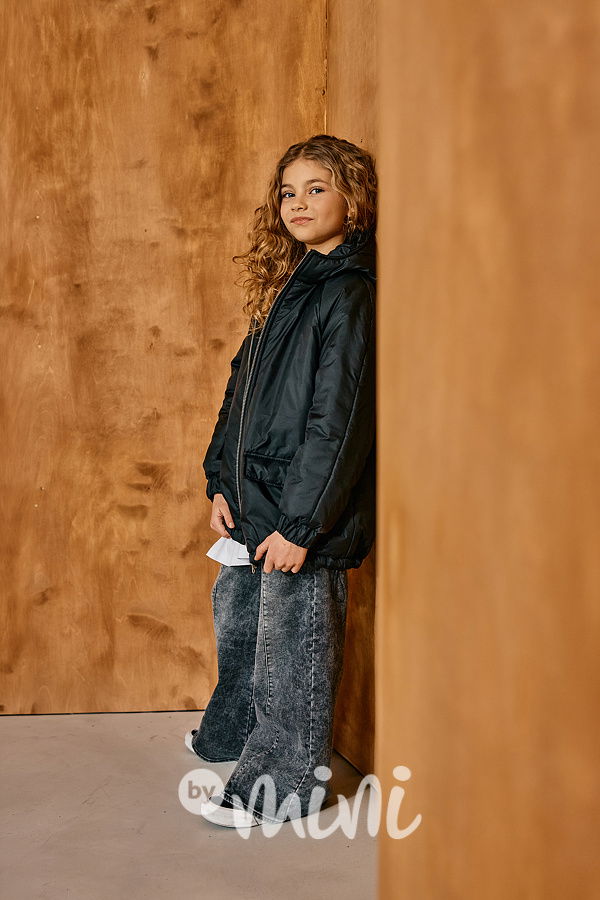 Mash Mnie unisex oversize černá bunda