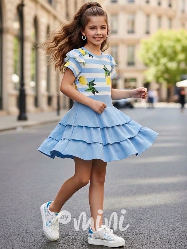 Lemon letní šaty blue