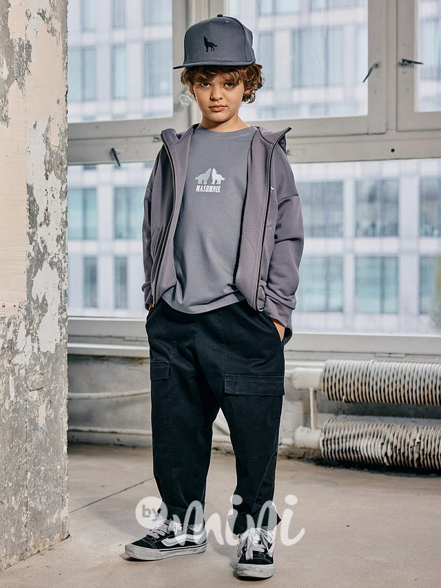 Mash Mnie cargo baggy kalhoty černé