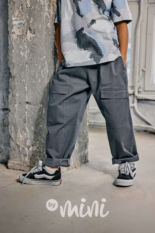 Mash Mnie cargo baggy kalhoty dark grey
