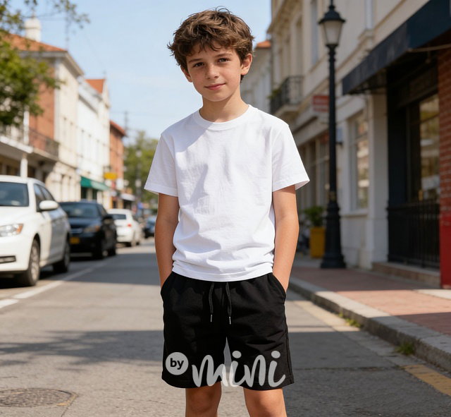 Bavlněné kraťasy basic černé