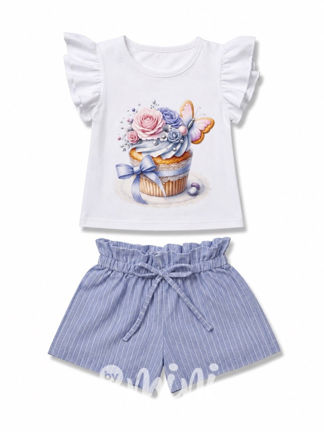 Cupcake letní set blue