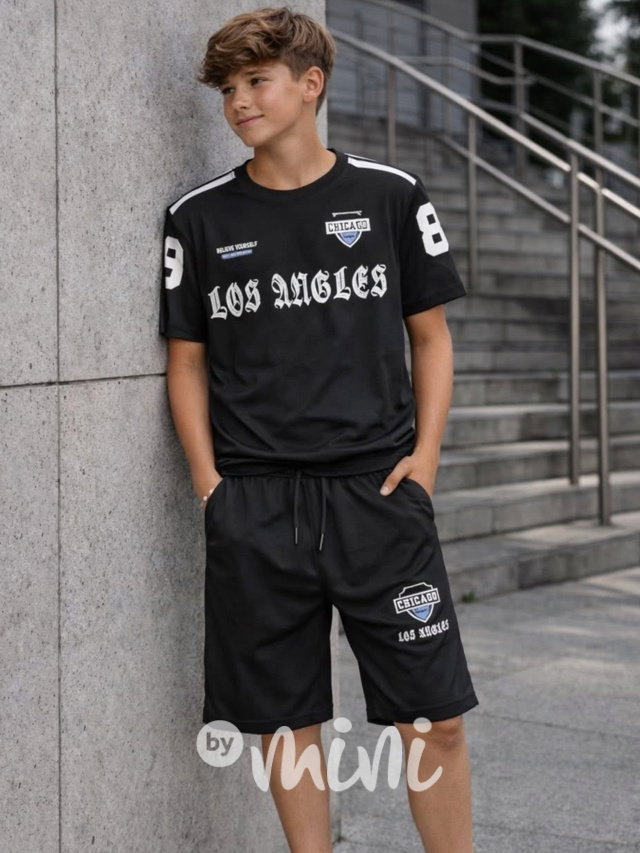 Chicago sporty set black