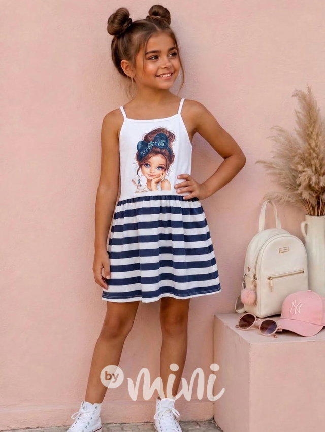 Letní marina sweetie šaty blue