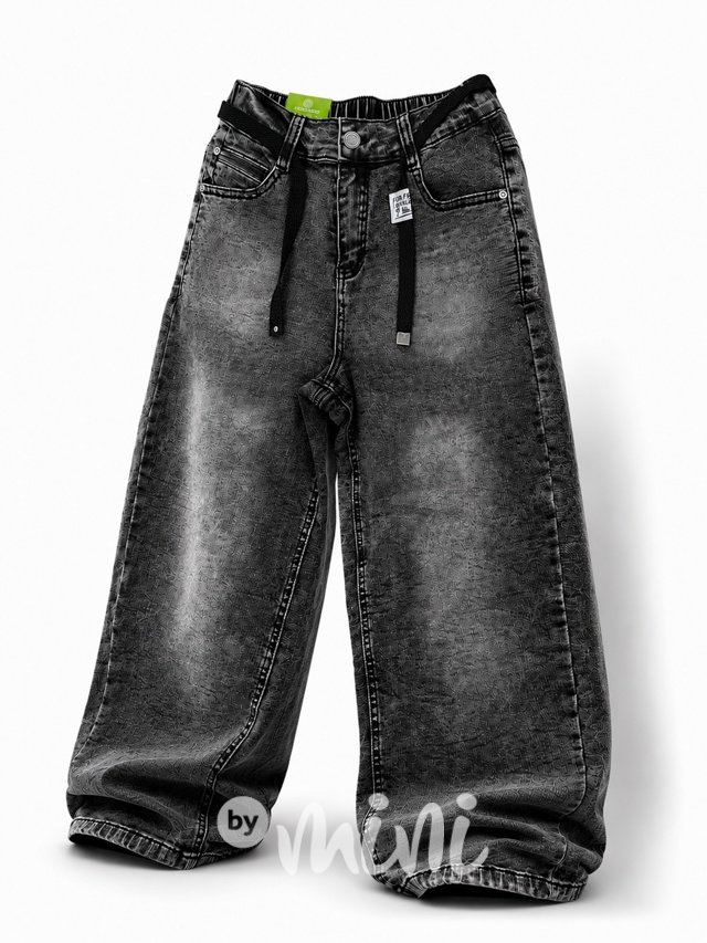 Graphite drift baggy jeans