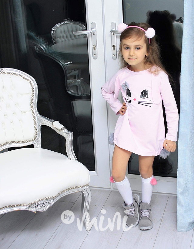 Pink rabbit tunika