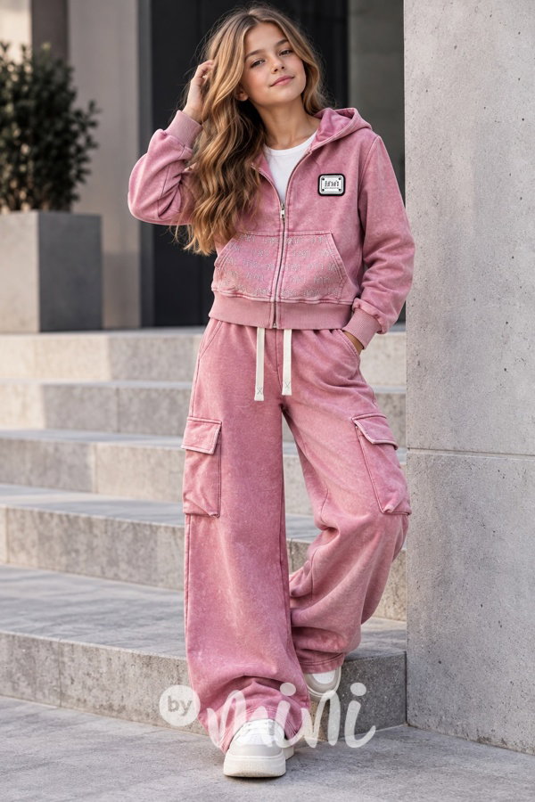 Soft cotton denim teenage souprava ROSE VINTAGE
