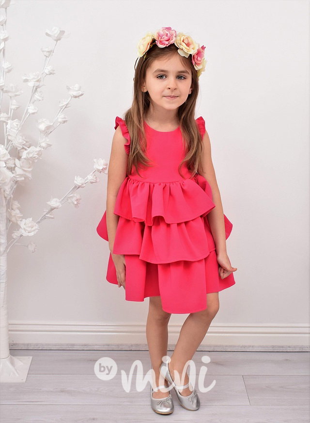 #Luxury dress "Heart pink"
