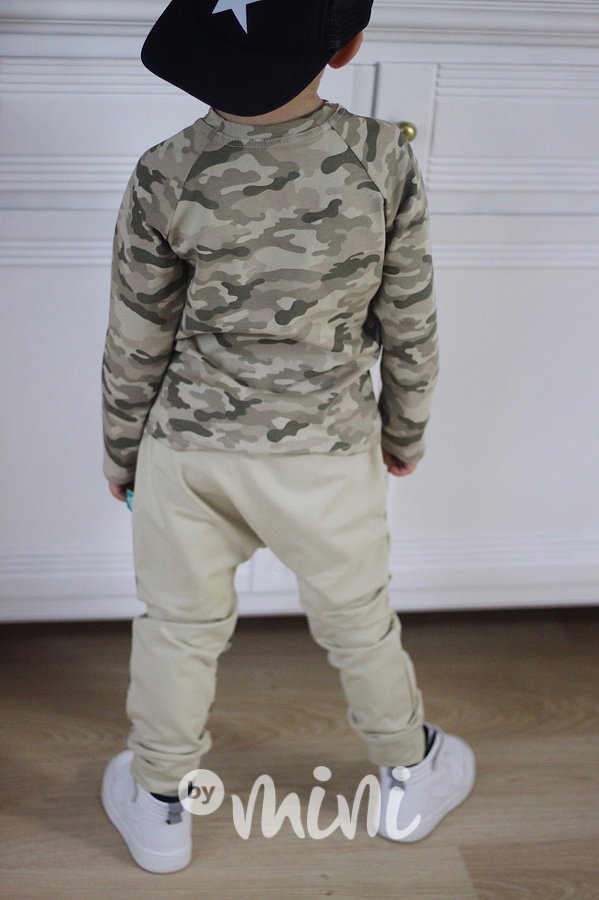 Sand army baggy tepláčky se zipem