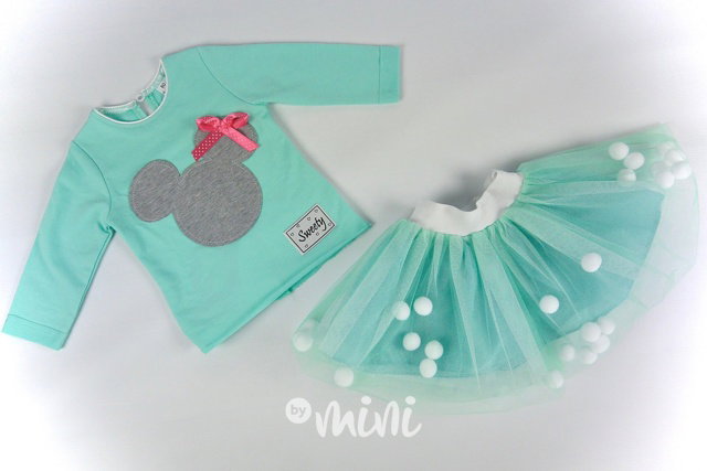 Mint bambulkový tutu set