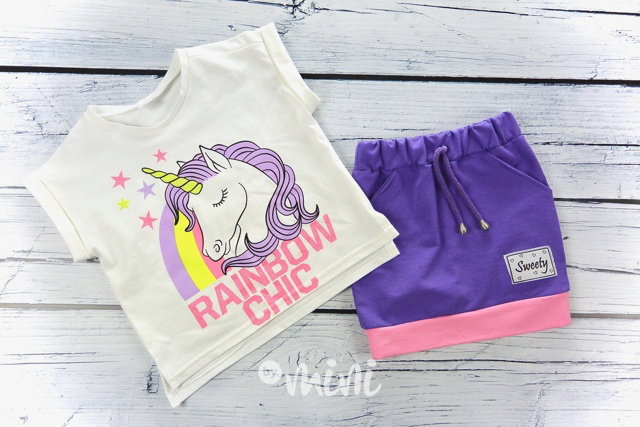 Rainbow chic set