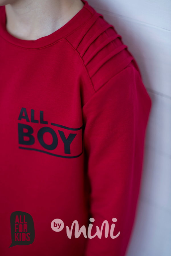 All BOY mikina červená