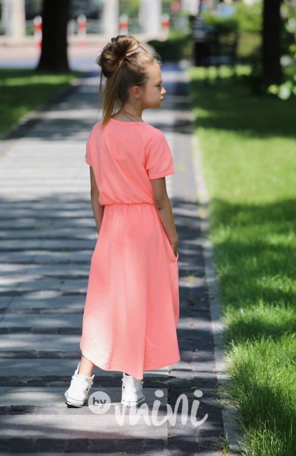 Maxi dress OMG neon