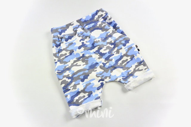Baggy chlapecké kraťasy blue army