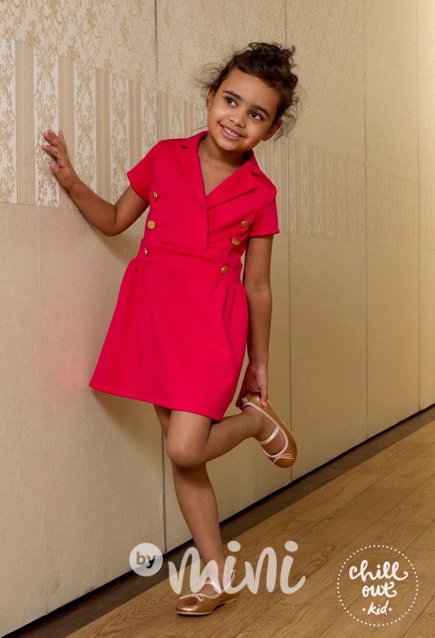 Uniform dress pink