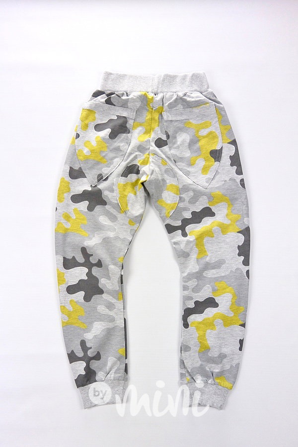 Yellow army baggy tepláčky