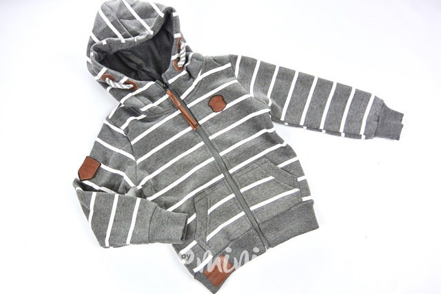 Šedá mikina fleece