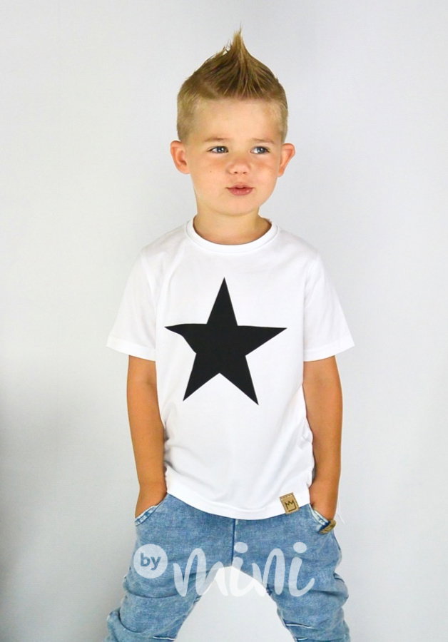 Star triko bílé