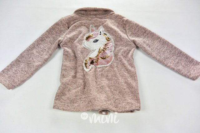 Horse kardigan růžový - flitry