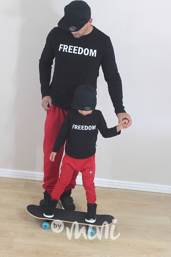 Černé triko "Freedom"