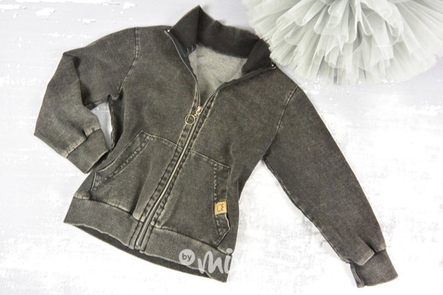 Černá jeans mikina