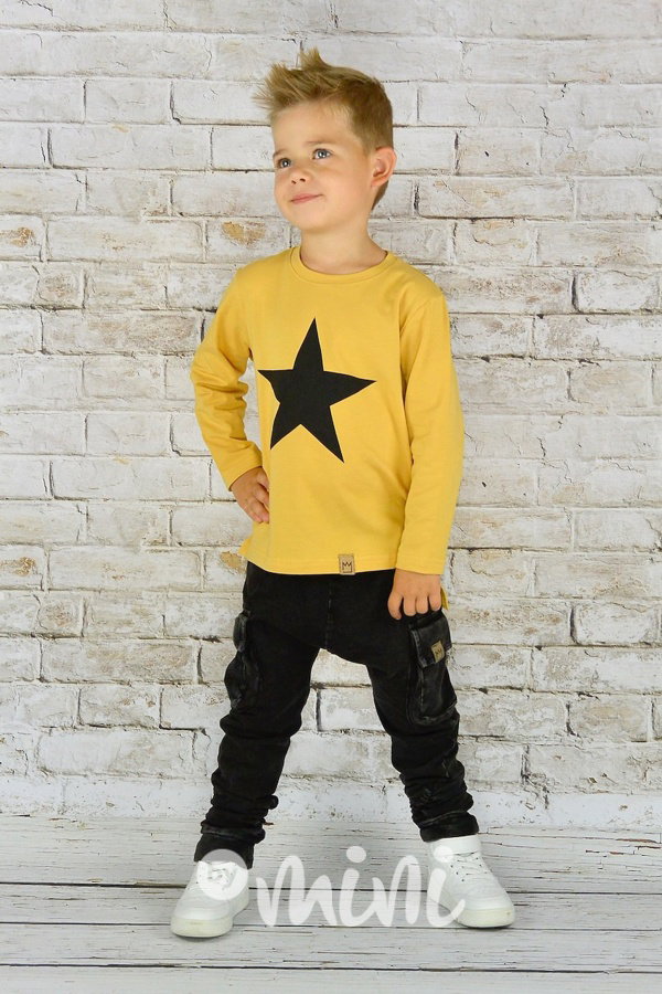 Mustard triko s hvězdou