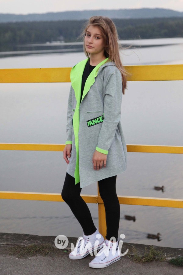Dance kardigan neon green