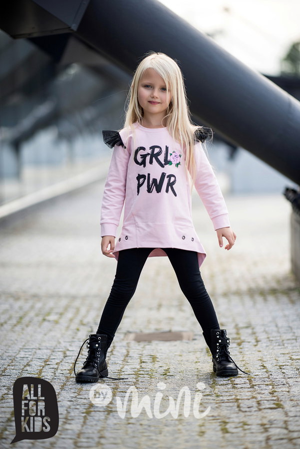 GRL pink tunika + legíny