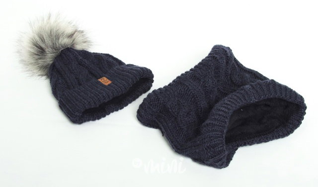 SUPER TERMO kulich + maxi nákrčník navy