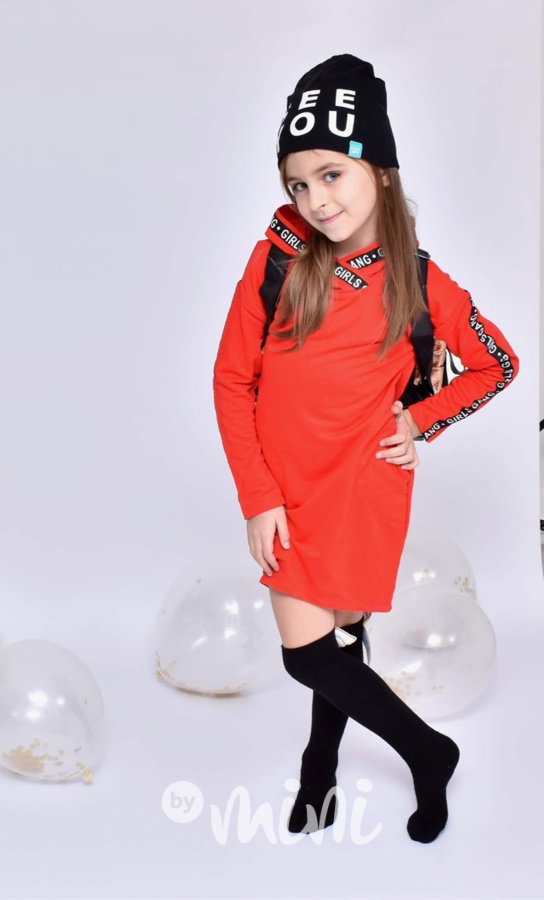 Girls gang tunika red