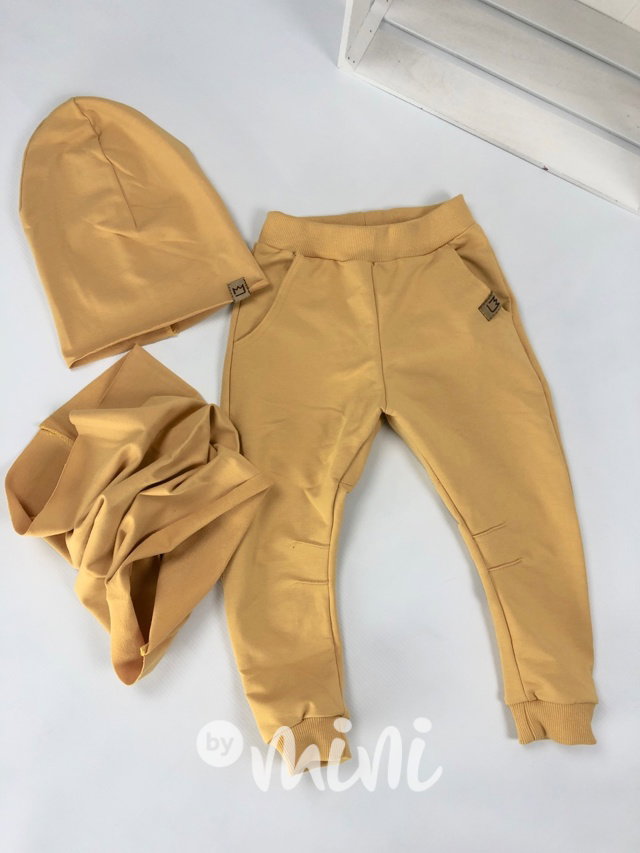 Trojkomplet mustard boy