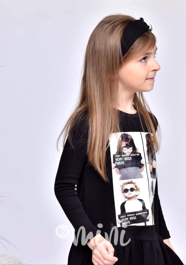 4ks Black dress komplet