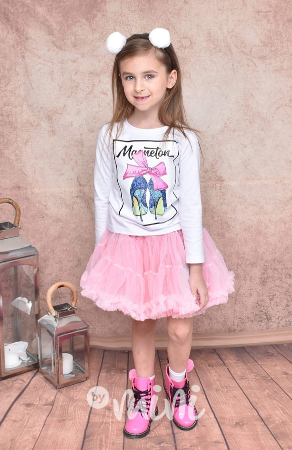 Maxi TUTU sukně princess pink