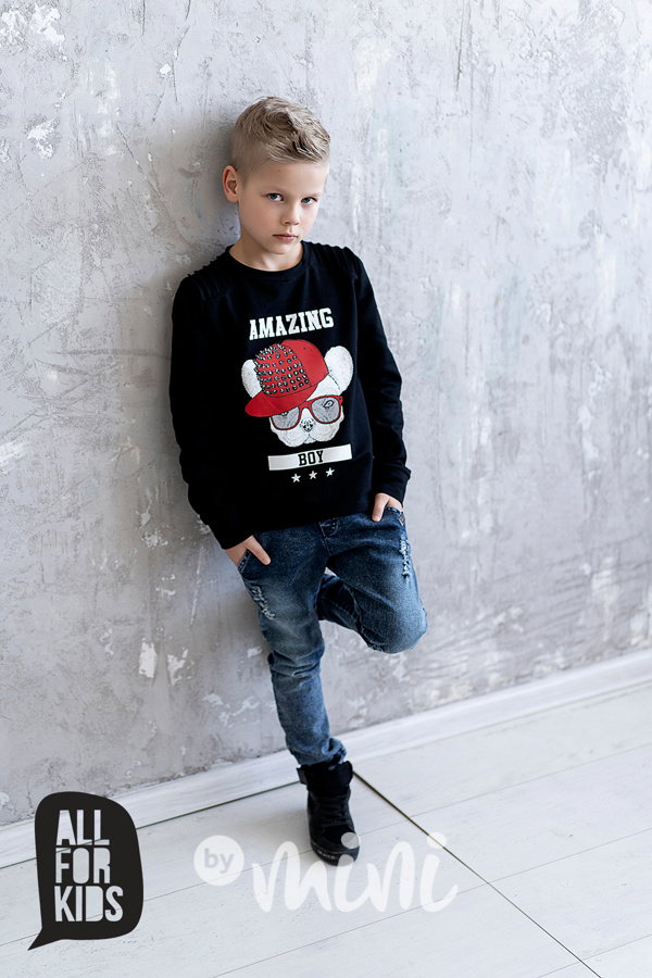 Světlé ripped jeans
