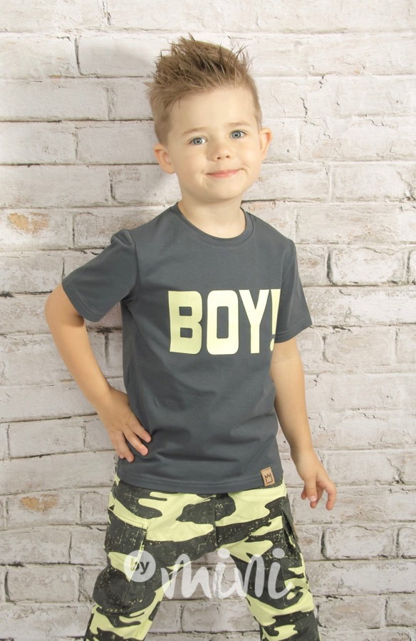 BOY light grey triko