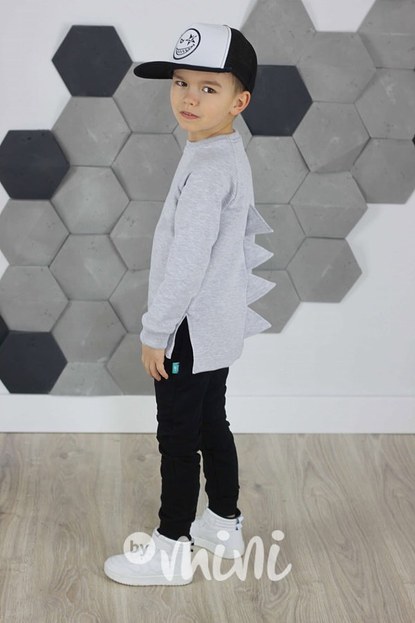 Dragon šedá mikina