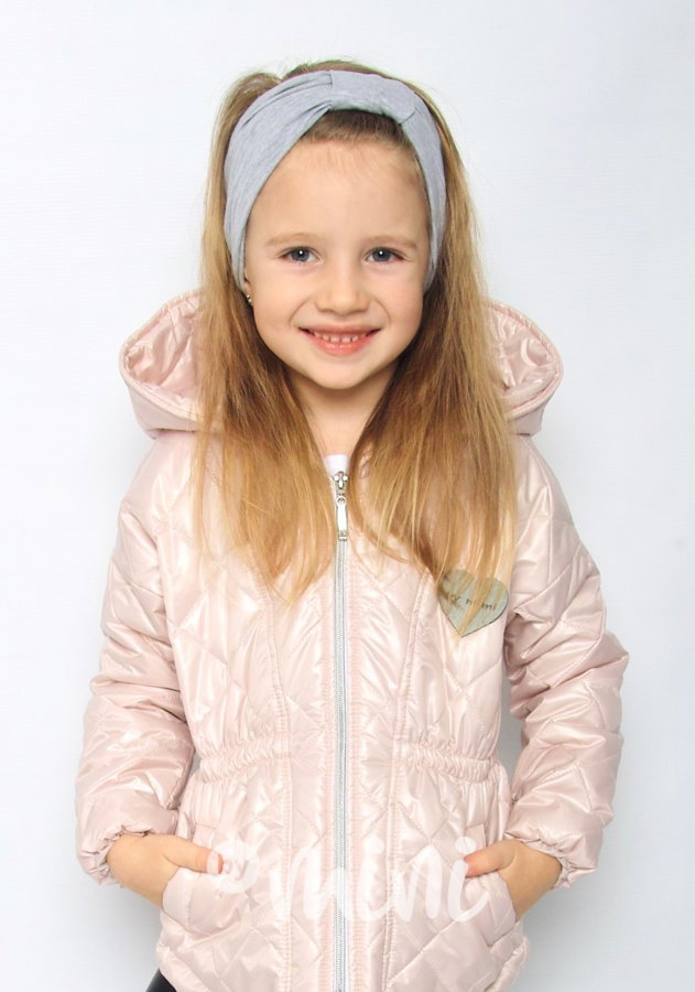 Grey basic stretch čelenka