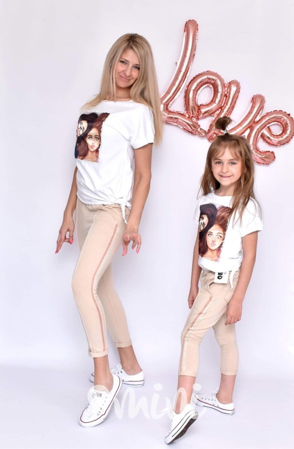 Beige short pants