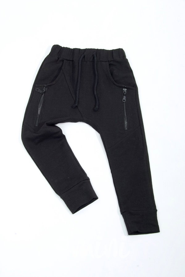 Black baggy se zipy