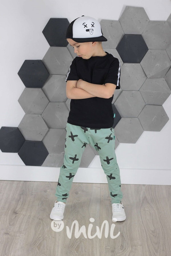 Letní X tepláčky dark mint